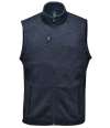 FHV-1 Stormtech Avalante Full Zip Knitted Fleece Gilet Navy Heather colour image